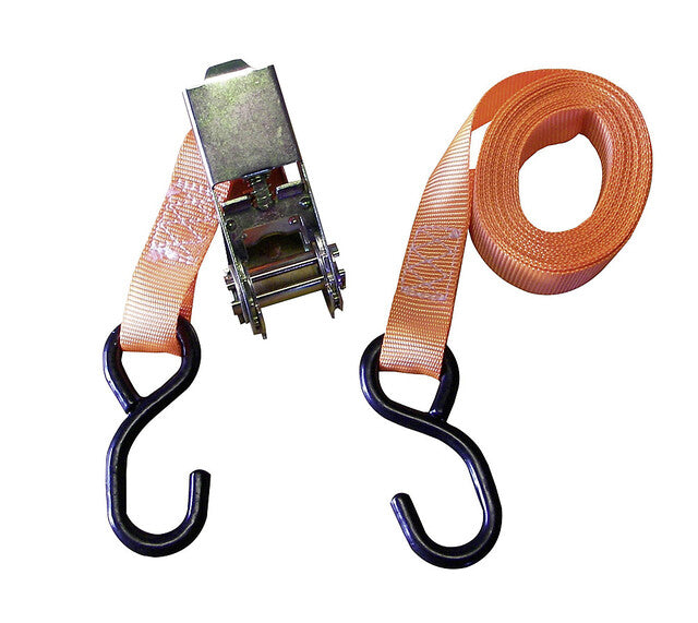 Įtempimo dirželis su reketu 2,5 x 200 cm sp. oranžinė Apkrova 680 kg 1 vnt SB