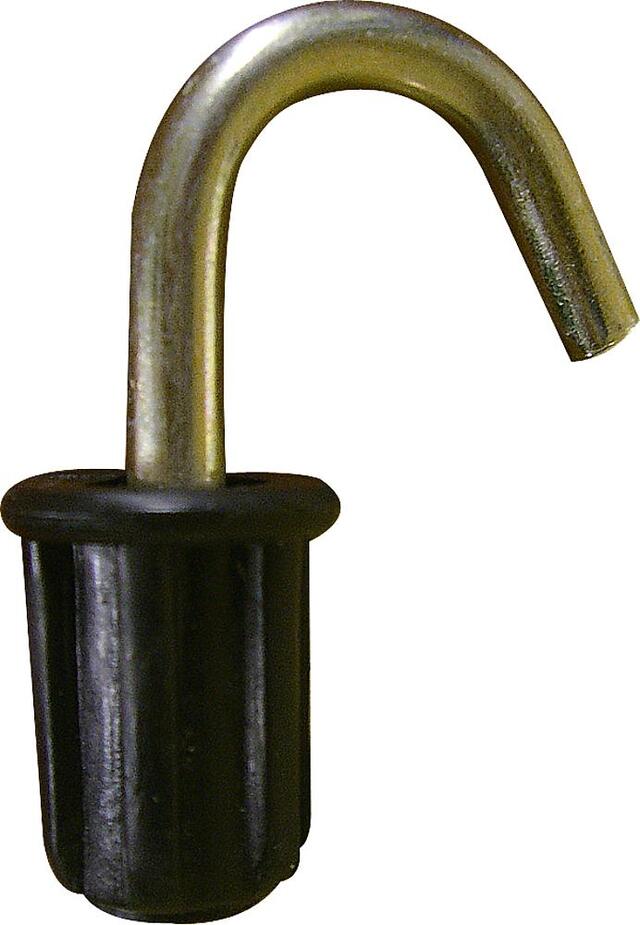 Kablys su plastikine dalimi Skersmuo 19 mm turinys 5 vnt.