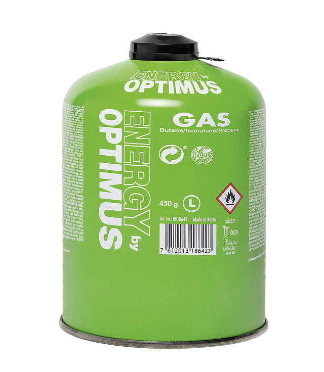 Optimus dujų kasetė Turinys 230 g