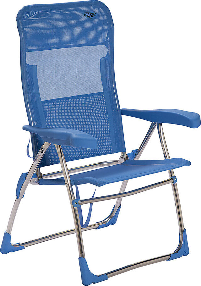 Paplūdimio kėdė CRESPO Beach Chair Nytexine 64 x 98 x 56 cm Spalva mėlyna