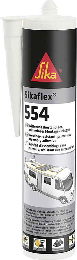 Klijai Sika Sikaflex 554 Kiekis 0,3 l Spalva balta