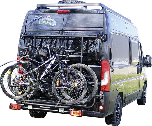 Universalus dėklas EuroCarry Adventure Rack Fiat Ducato / Citroen Jumper / Peugeot Boxer 07/2006, 2 dviračiai, l cap. 60 kg