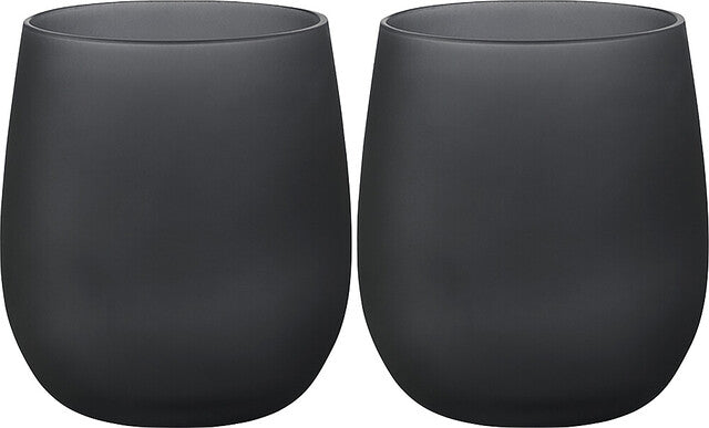 Vandens stiklų rinkinys PC BRUNNER Blacksatin, 350 ml