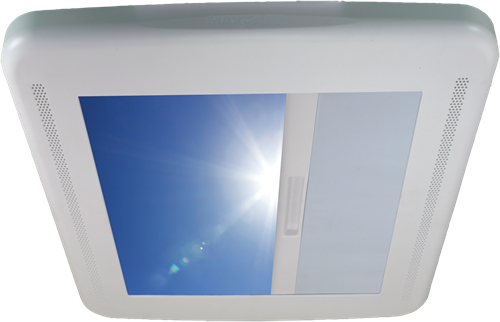 Vidinis rėmas su užtemdančiomis roletais MAXXAIR Maxxshade Plus su LED