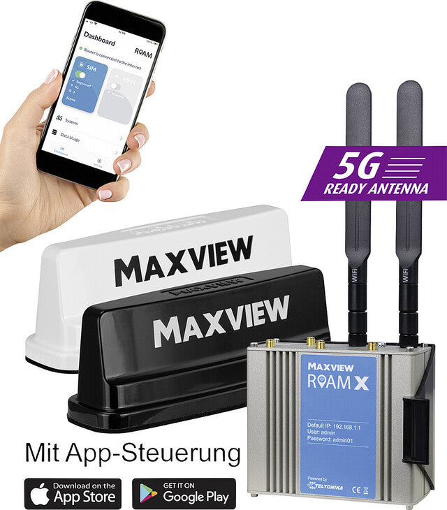 Antena ir maršrutizatorius MAXVIEW Roam Campervan X Spalva balta