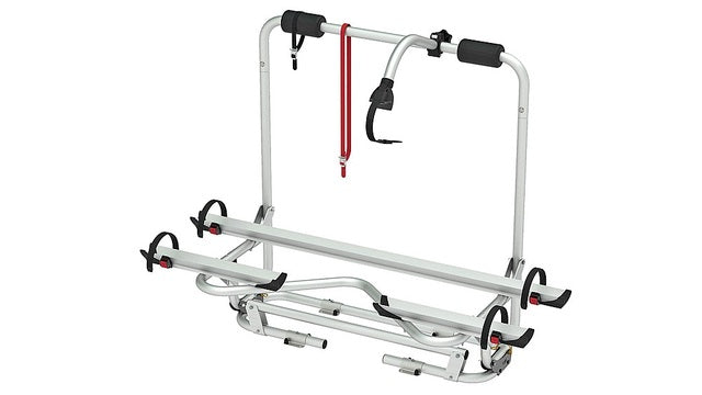 Dviračių laikiklis FIAMMA Carry Bike Caravan XL A Pro 300, 2 dviračiai, bagažinės dangtelis. 50 kg Spalvotas aliuminis