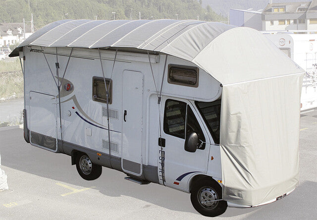 Karavano/mobilaus namelio stogelis vanProtect dydis 3 561 - 605 cm pilka spalva
