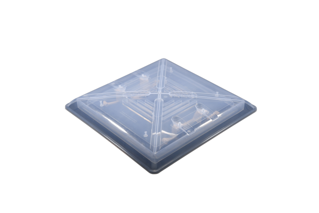 Pakaitinis gaubtas MPK modeliui 4600 / 4600K Išpjovos dydis 40 x 40 cm Rėmo spalva kreminė balta 9001 Kapoto transp.