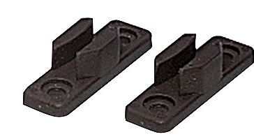Anhakerplatte Kunststoff Farbe schwarz Inhalt 2 St ck