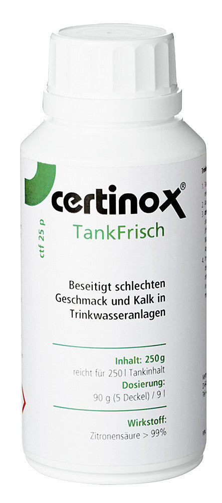 Cisternos valiklis certinox TankFrisch 50 p 0,5 kg milteliai