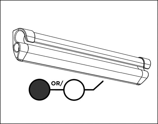 Tvirtinimo bėgelis Thule QuickFit/Easylink iki 400 cm Spalva balta
