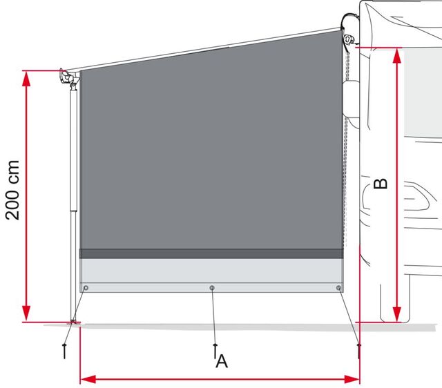 Šoninis skydelis Fiamma Side Block Caravanstore