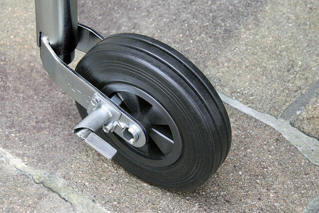 Al-Ko jockey ratas Pinstop Pilnas guminis/plastikinis ratlankis