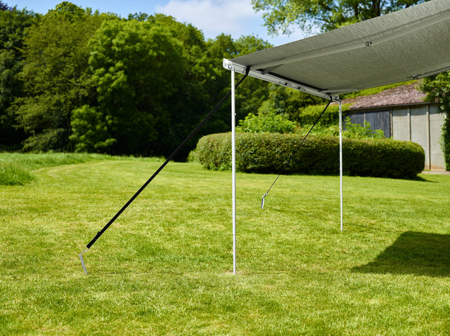 Storm tie down kit for awnings
