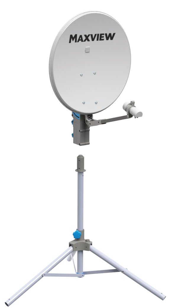 Palydovinės sistemos tikslumas 55 cm/Twin LNB ir Sat Stativ