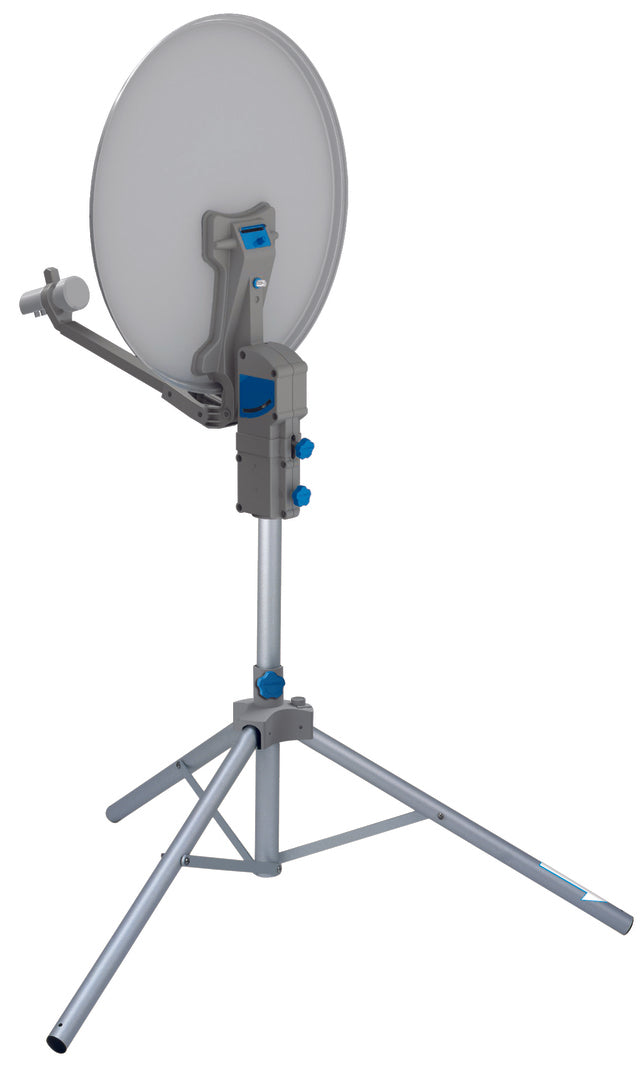 Satelite System Precision 55 cm/Twin LNB and Sat Stativ