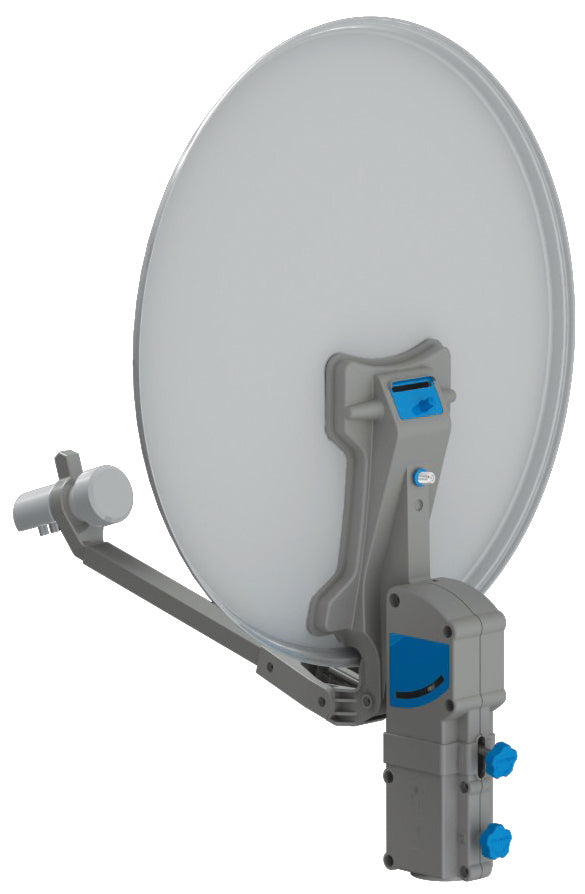 Satelite System Precision 55 cm/Twin LNB and Sat Stativ