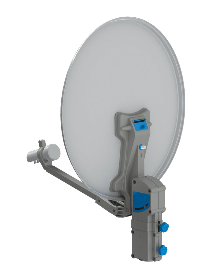 Satelite System Precision 55 cm/Twin LNB and Sat Stativ