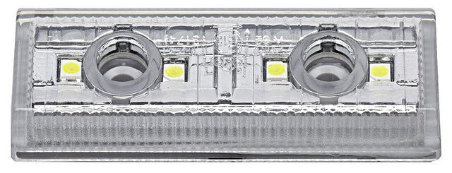 LED žymeklis be atšvaito, priekis, baltas PL 251