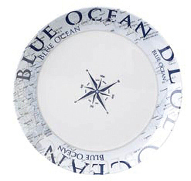 Melamino Brunner pietų lėkštė Blue Ocean diam. 25 cm