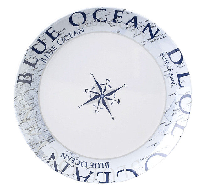 Brunner melamino desertinė lėkštė Blue Ocean diam. 20 cm