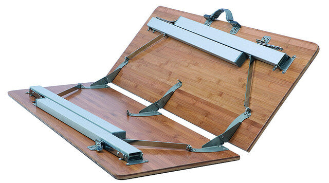 Bamboo table Kamloops 72 x 100 x 70cm _open size_ colour: brown