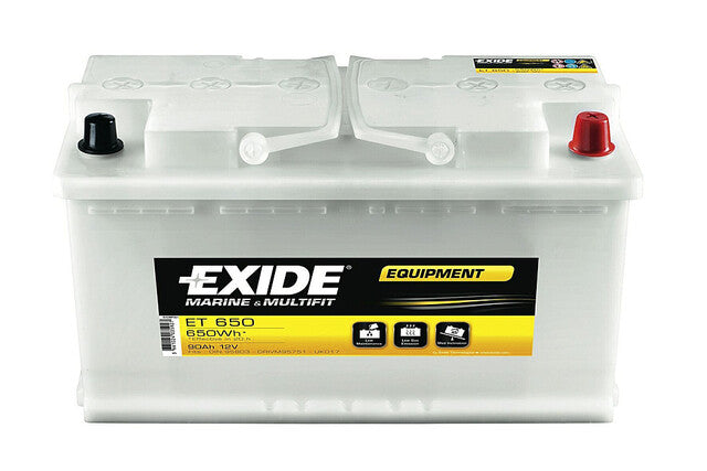 Pavaros ir apšvietimo akumuliatorius Exide Equipment ET 650