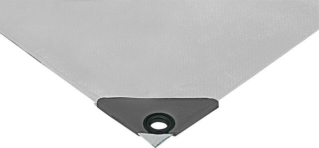 Tarpaulin 400 x 500 cm Colour alu / white
