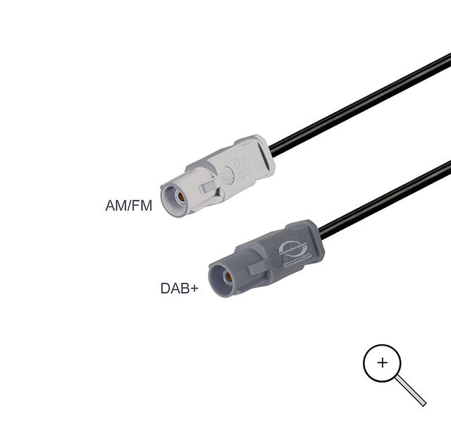 Roof aerial FM/DAB