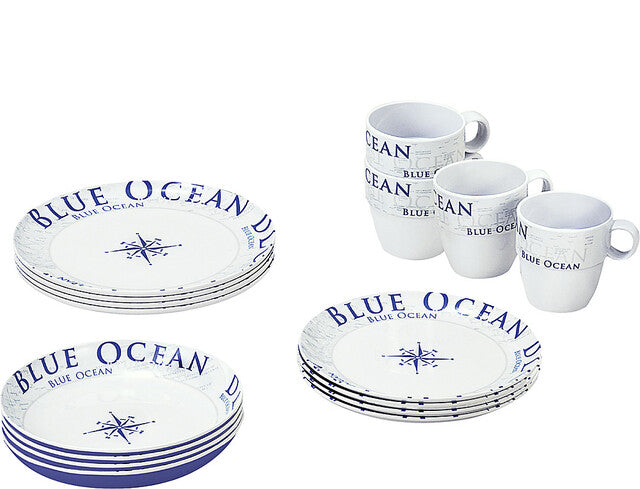 Melamin Brunner indai Blue Ocean 16 vnt.
