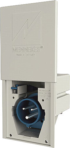 Integruotas kištukas MENNEKES CaraCONTACT 16 A,3p6h, 230 V, IP44 Spalva balta