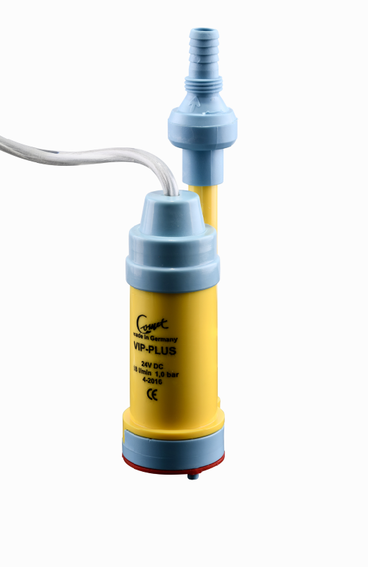 Comet panardinamasis siurblys VIP Plus 24 V su filtru ir grįžtamuoju vožtuvu Kabelio ilgis 1 m