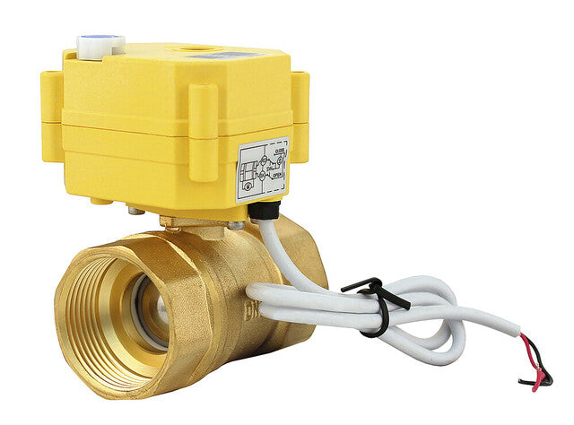 Electric ball valve 1 1/4 inch x 2