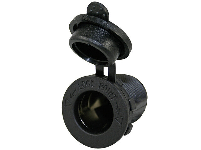 12V lizdas maks. 15 A Spalva juoda