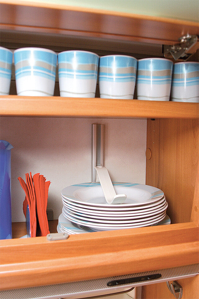 Plate rack alu / plastic Omni-Stop
