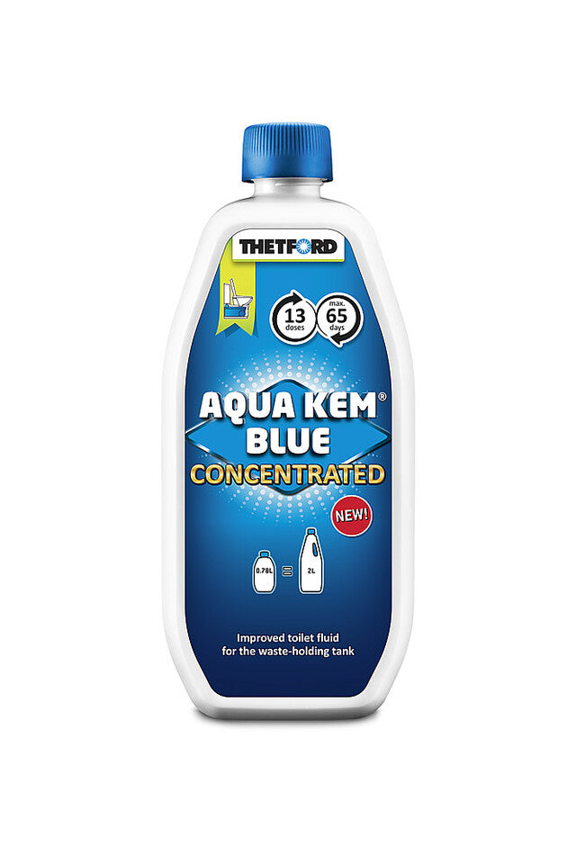 Tualeto skystis Thetford koncentruotas Aqua Kem blue 0,78 l PU =12 vnt.