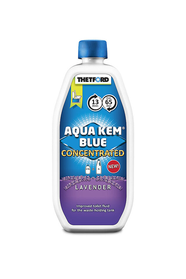 Tualetinis skystis Thetford koncentruotas Aqua Kem blue Lavender 0,78 l PU =12 vnt.