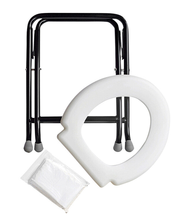 Yachticon fold-away toilet Colour white