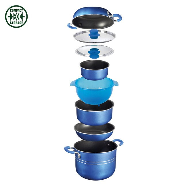 Alu Cookware Skipper 9 1 diameter 24 cm Colour blue black