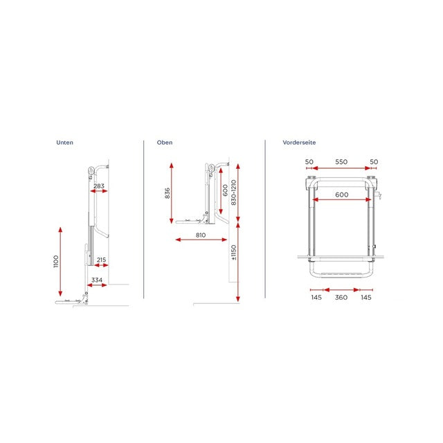 Bicycle rack BR-Systems Bike Lift Short 12 V 2 bikes, load capacity 60 kg