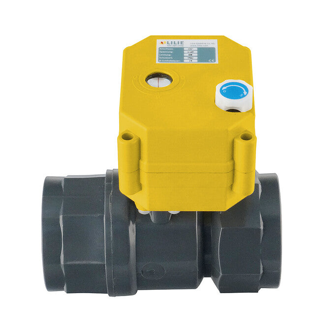 Elektrinis rutulinis vožtuvas Sistema, plastikinis 1 1/4 colio