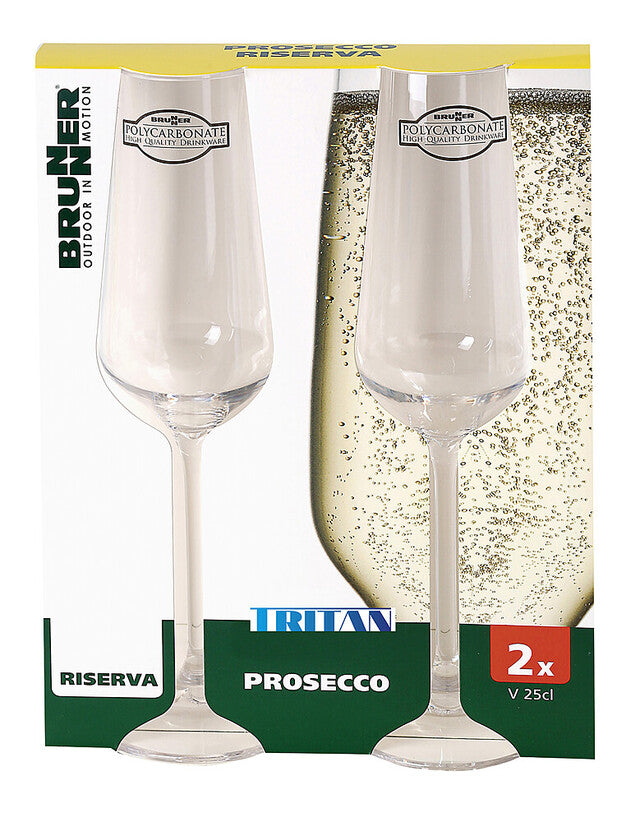 Prosecco stiklas BRUNNER Riserva Rinkinys 2, 250 ml