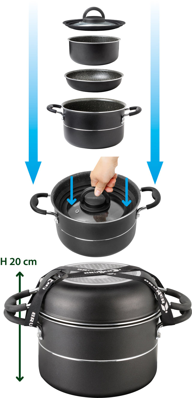 Pirate cookware set Vacublock System