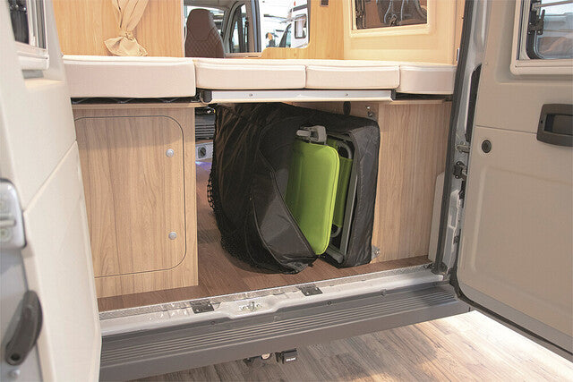 Storage space system HINDERMANN for van with mains power without partition