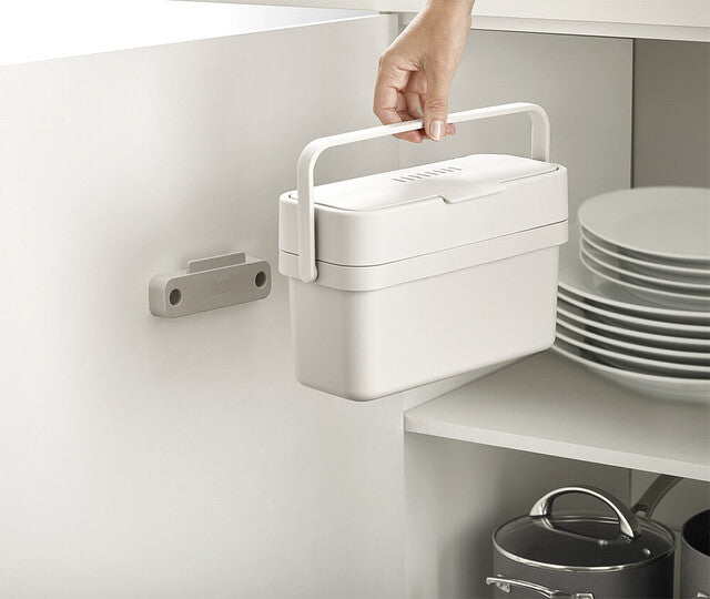 Compo 4 Food waste caddy Stone