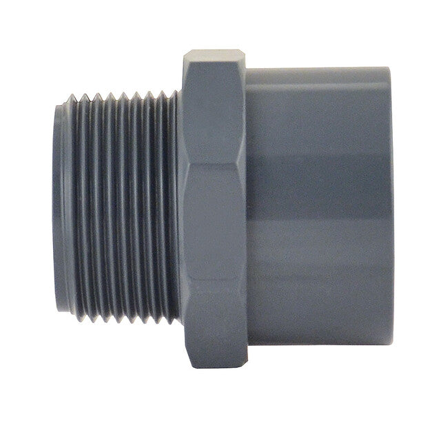 Vamzdžio jungtis tiesi AG 1 1/4 colio DIN40 Sraigtinė jungtis 50/40 mm 1 1/4 colio įsk. O formos žiedas