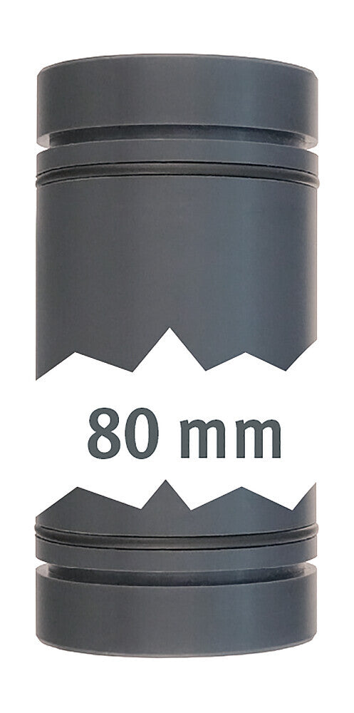 Vamzdis 40 mm iš abiejų pusių su O žiedu, 80 mm Drenažo sistema GrauGELB