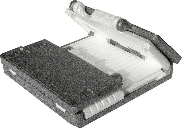 Flip-Box Classic Line white/grey 400x400x84 mm volume: 23 l