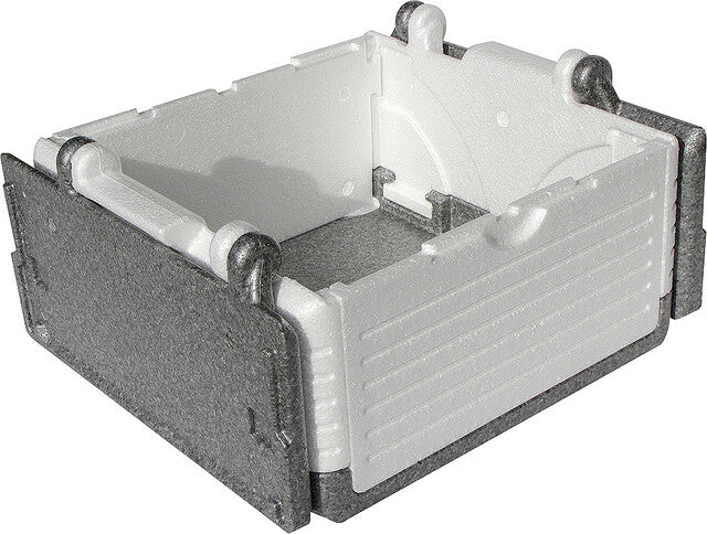 Flip-Box Classic Line white/grey 400x400x84 mm volume: 23 l
