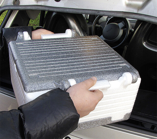 Flip-Box Classic Line white/grey 400x400x84 mm volume: 23 l
